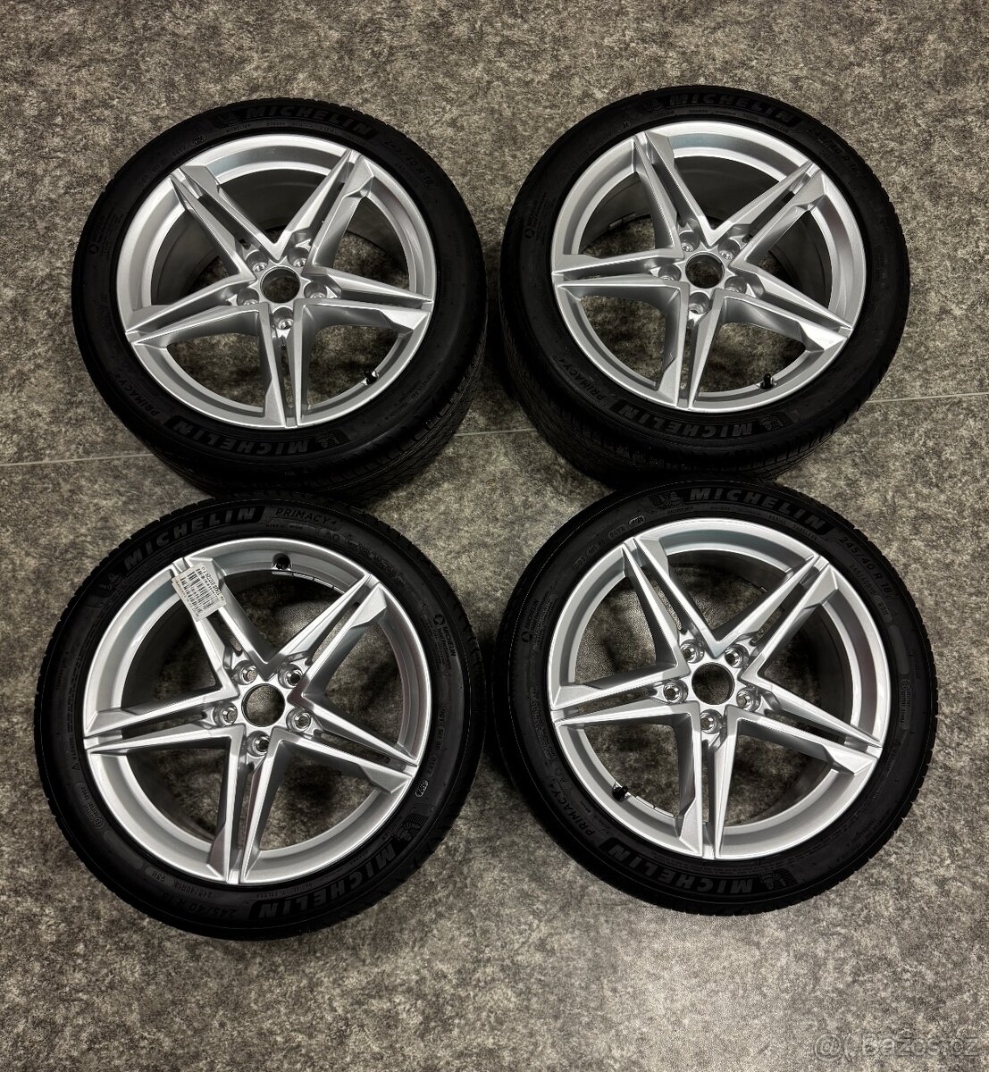 Alu kola 5x112 Audi A4/S4 R18 + Michelin 245/40 R18 - 2