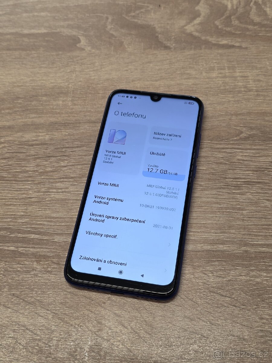 Xiqomi redmi note 8T 4/64GB - 2