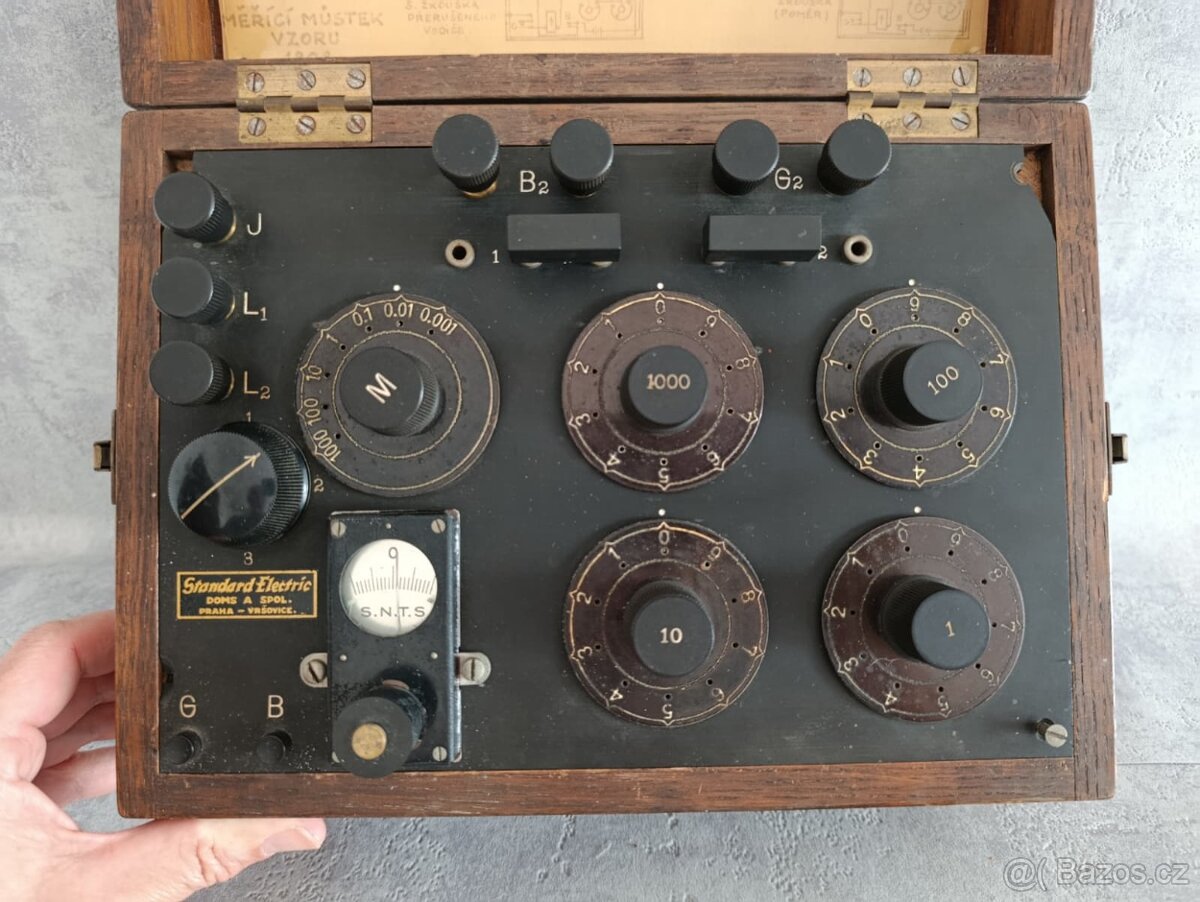Měřící Můstek Vzoru 1808 》Standard Electric Praha Vršovice - 2