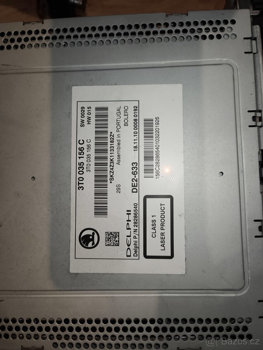 Autorádio, rádio Bolero Škoda Octavia 2 Octavia II Superb 2 - 2