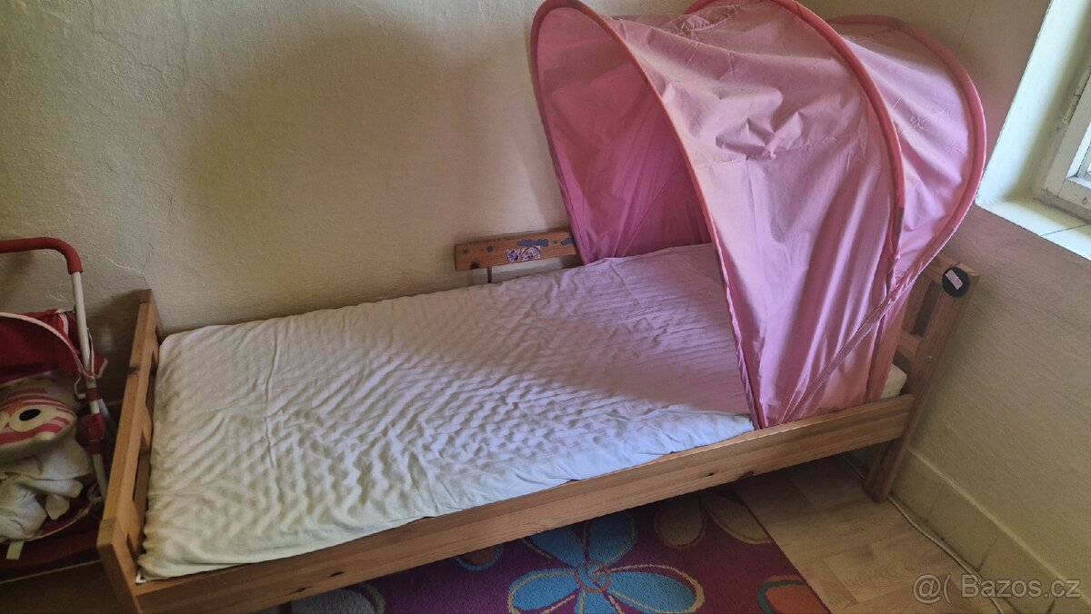 Dětská postýlka 160x80 včetně baldachýnu - 2