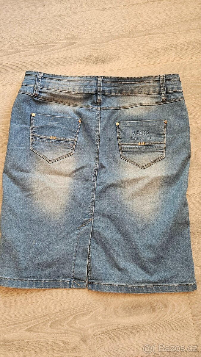 Džínová / riflová sukeň 42/44 /33 - 2