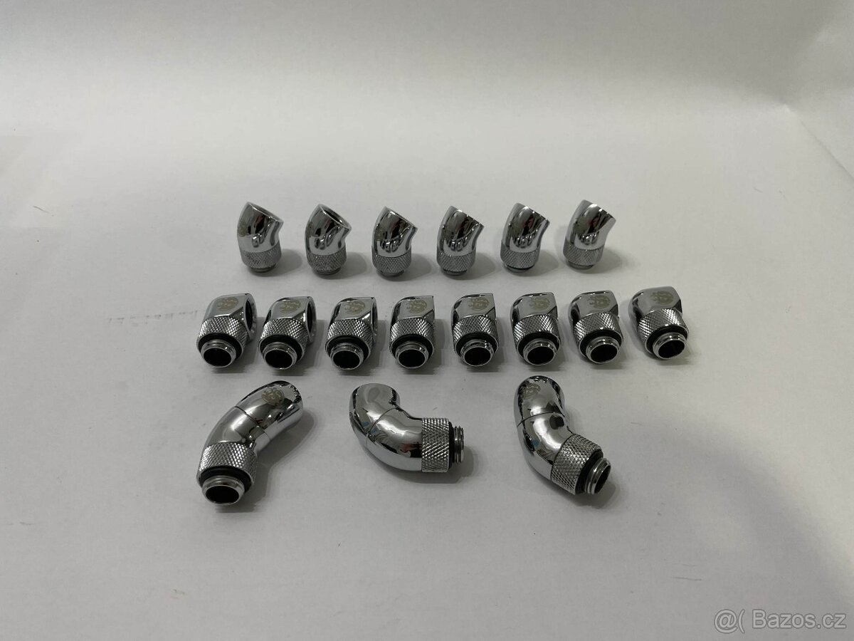 Vodní chlazení - Fitinky Bitspower Silver - 2