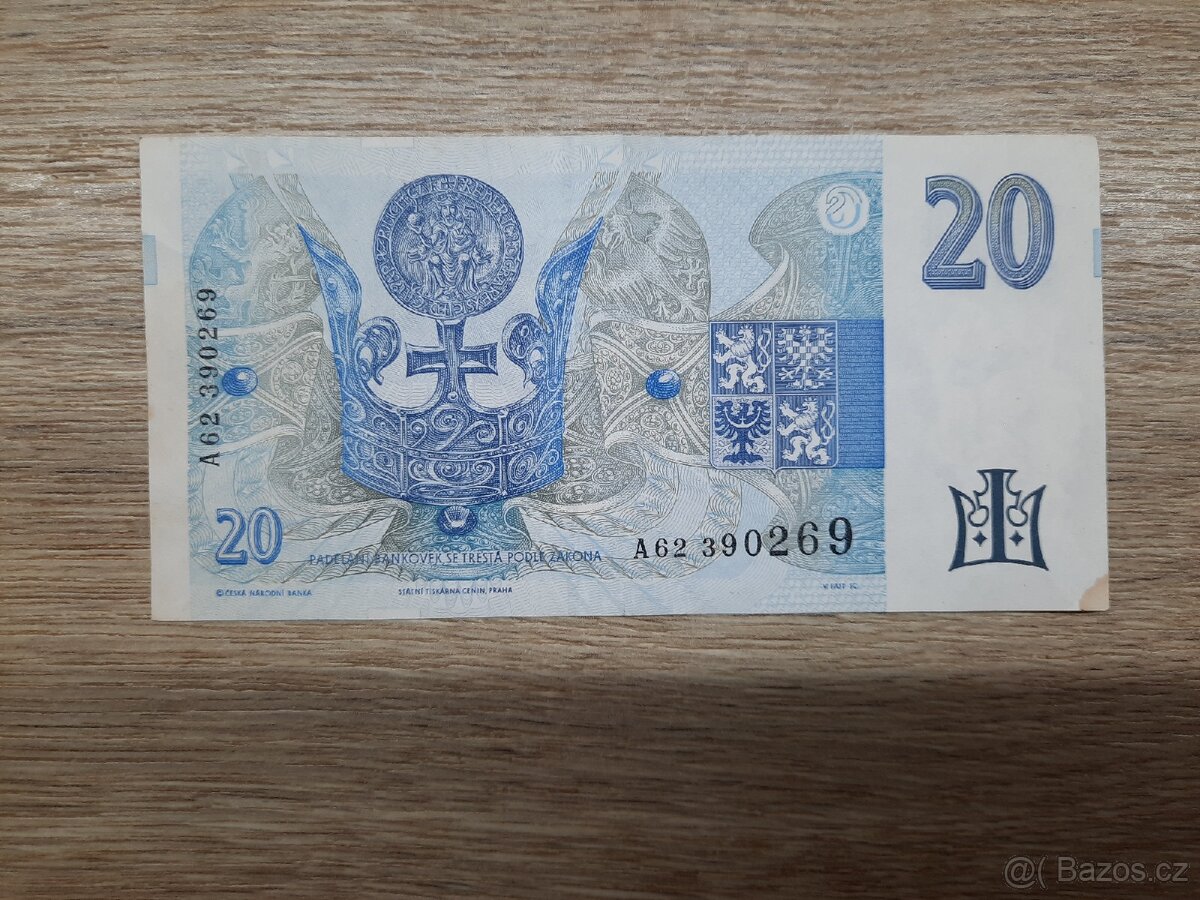 20 Kč 1994 - 2