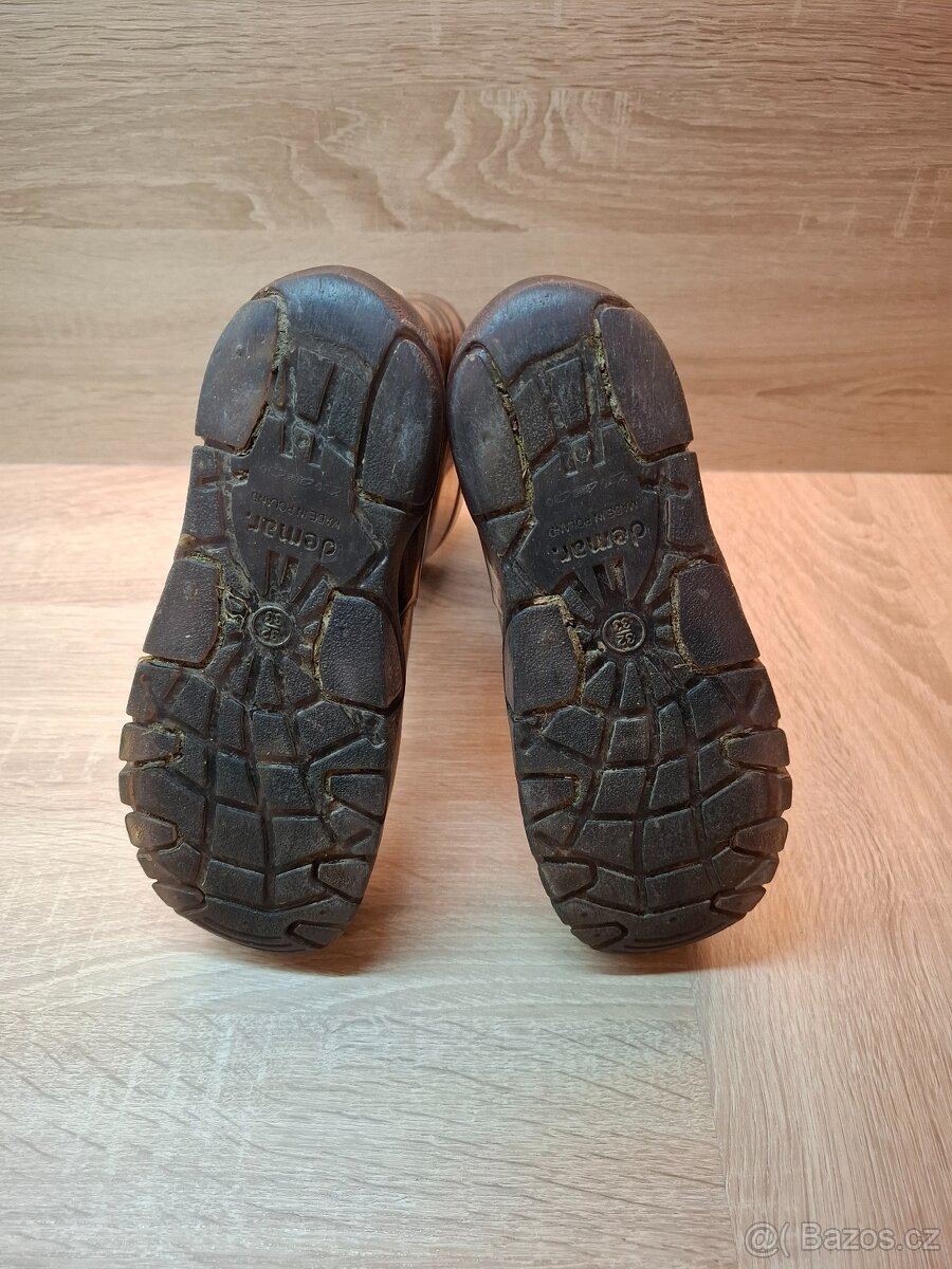 Prodám dětské holinky Demar N Maskáč, vel. 32/33 vč. zimní v - 2