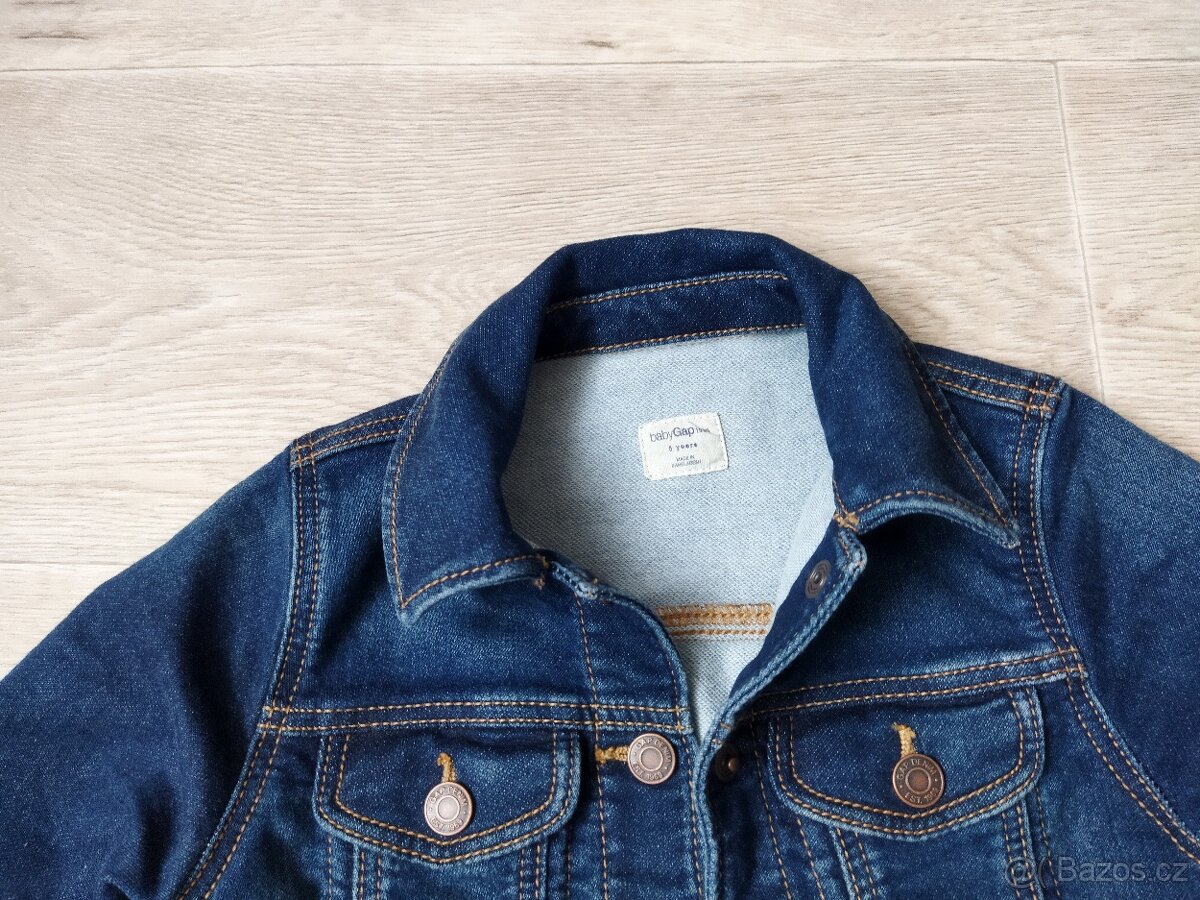 Dívčí riflová bunda zn. Gap,vel.104/110 - 2