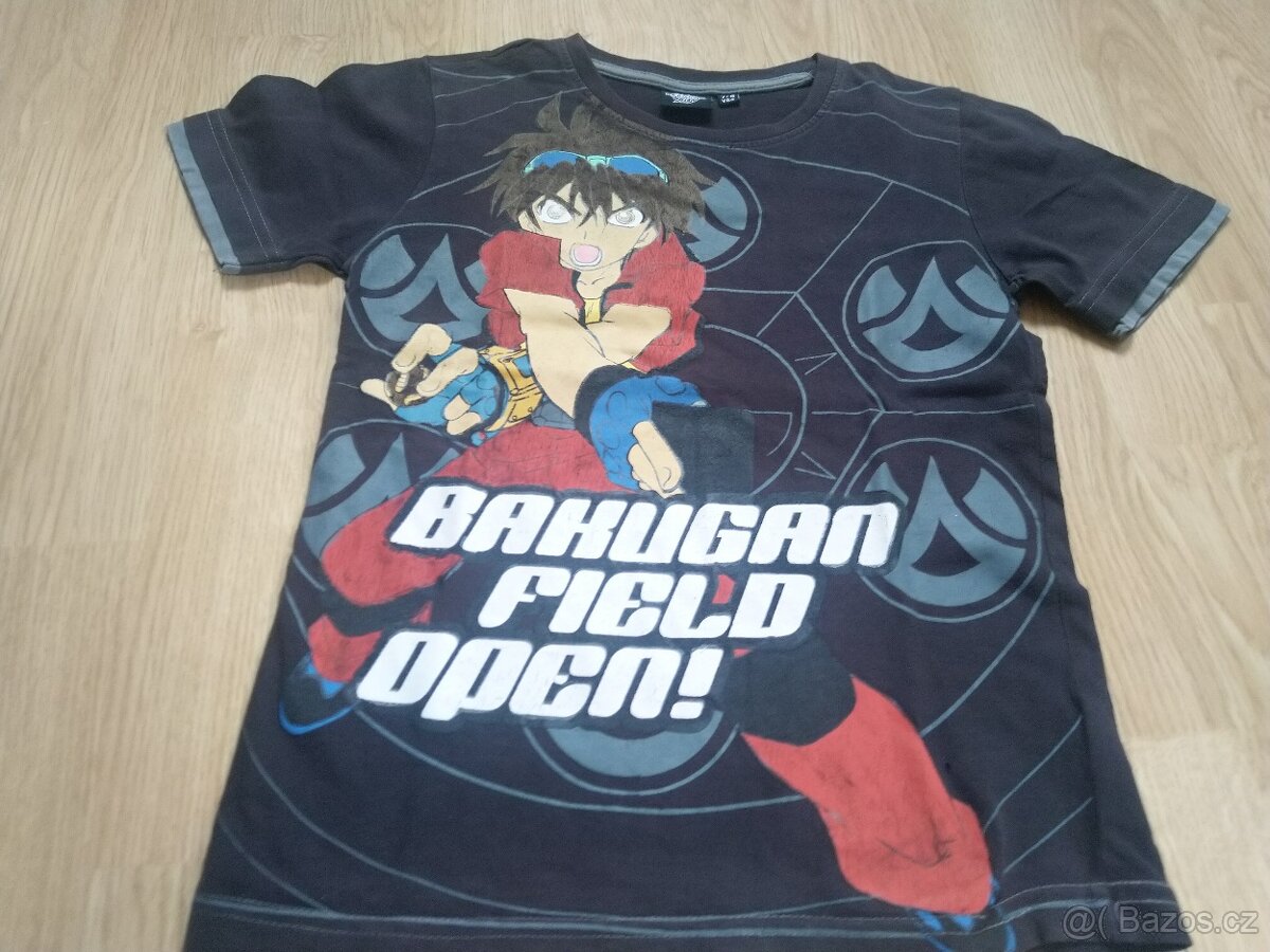 CHLAPECKÁ TRIČKA 4 KUSY vel.128,7-8 LET - 2