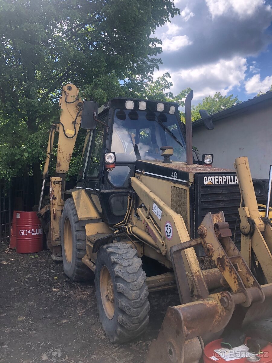 Caterpillar traktorbagr 4x4 CR doklady + SPZ - 2