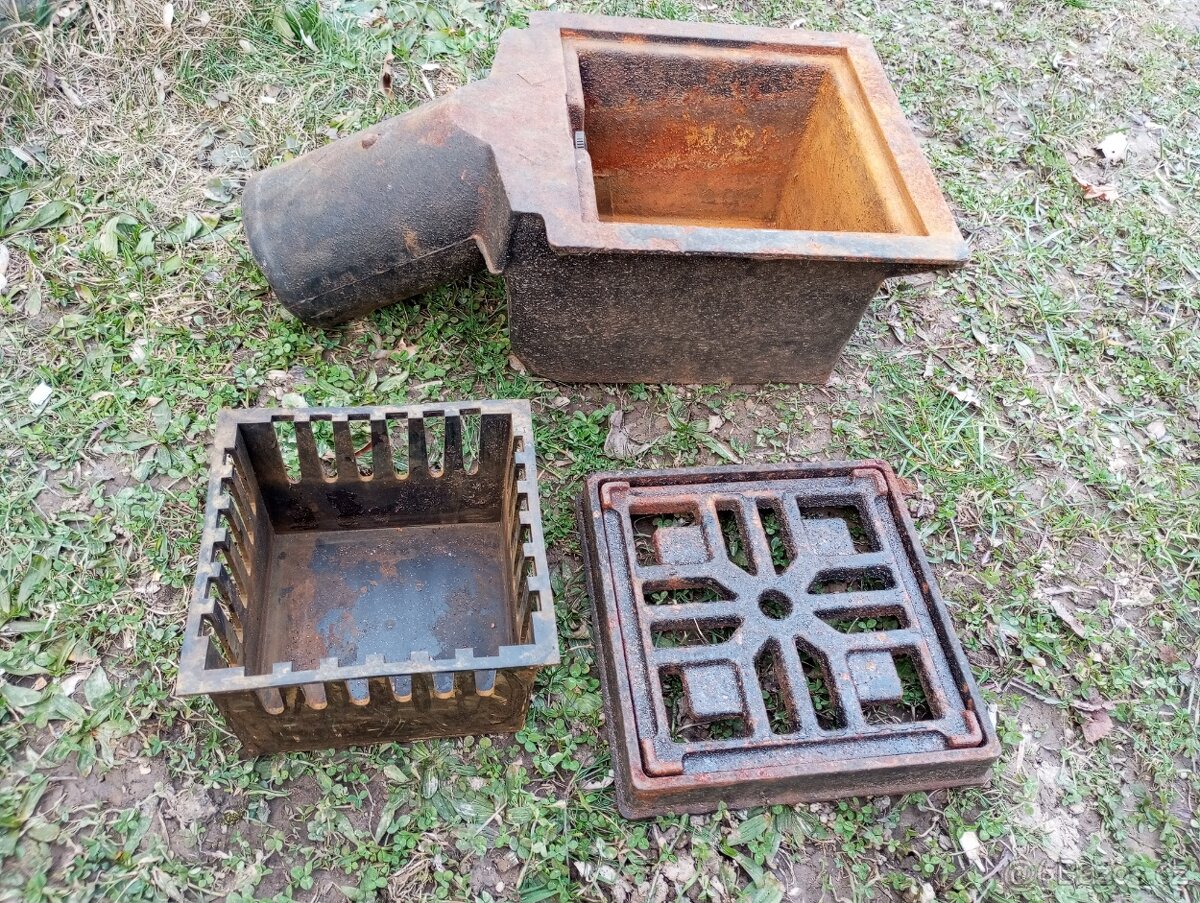 litinová podlahová vpusť - 2