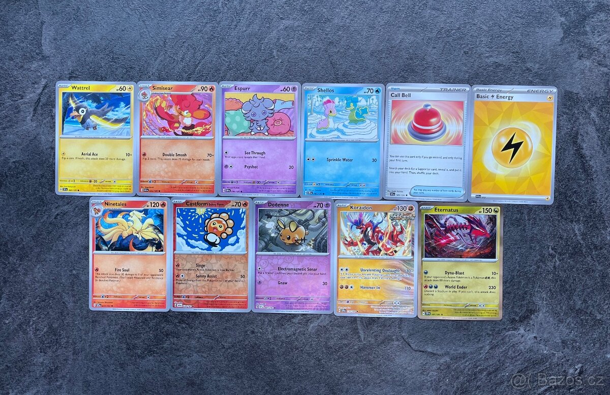 Originál Pokemon karty - 2