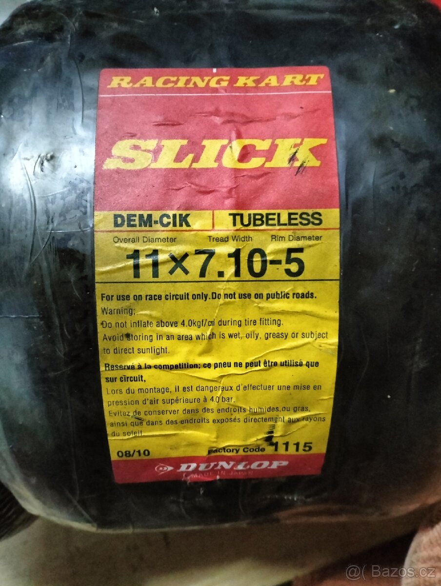 Pneumatiky na motokáru - 2