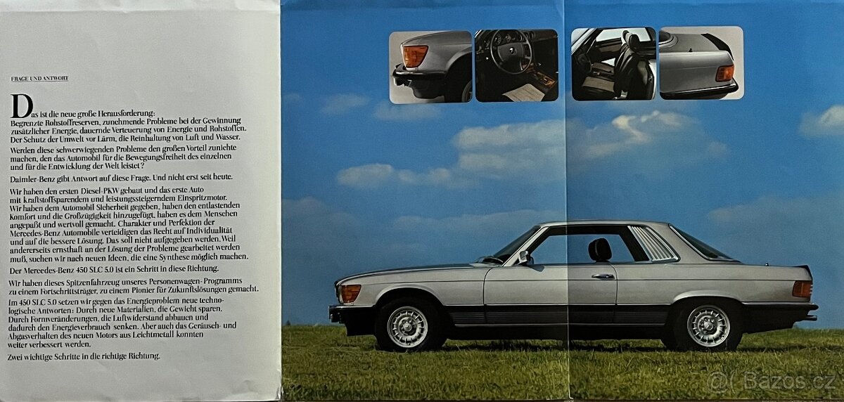 Mercedes 450 SLC 5.0 prospekt - 2