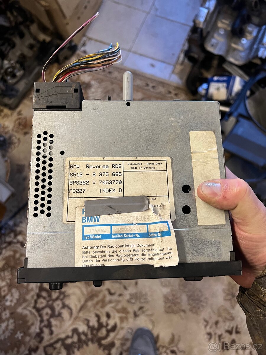 Originální Rádio BMW REVERSE RDS - 2