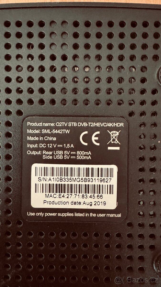 Prodám O2 Set Top Box - 2