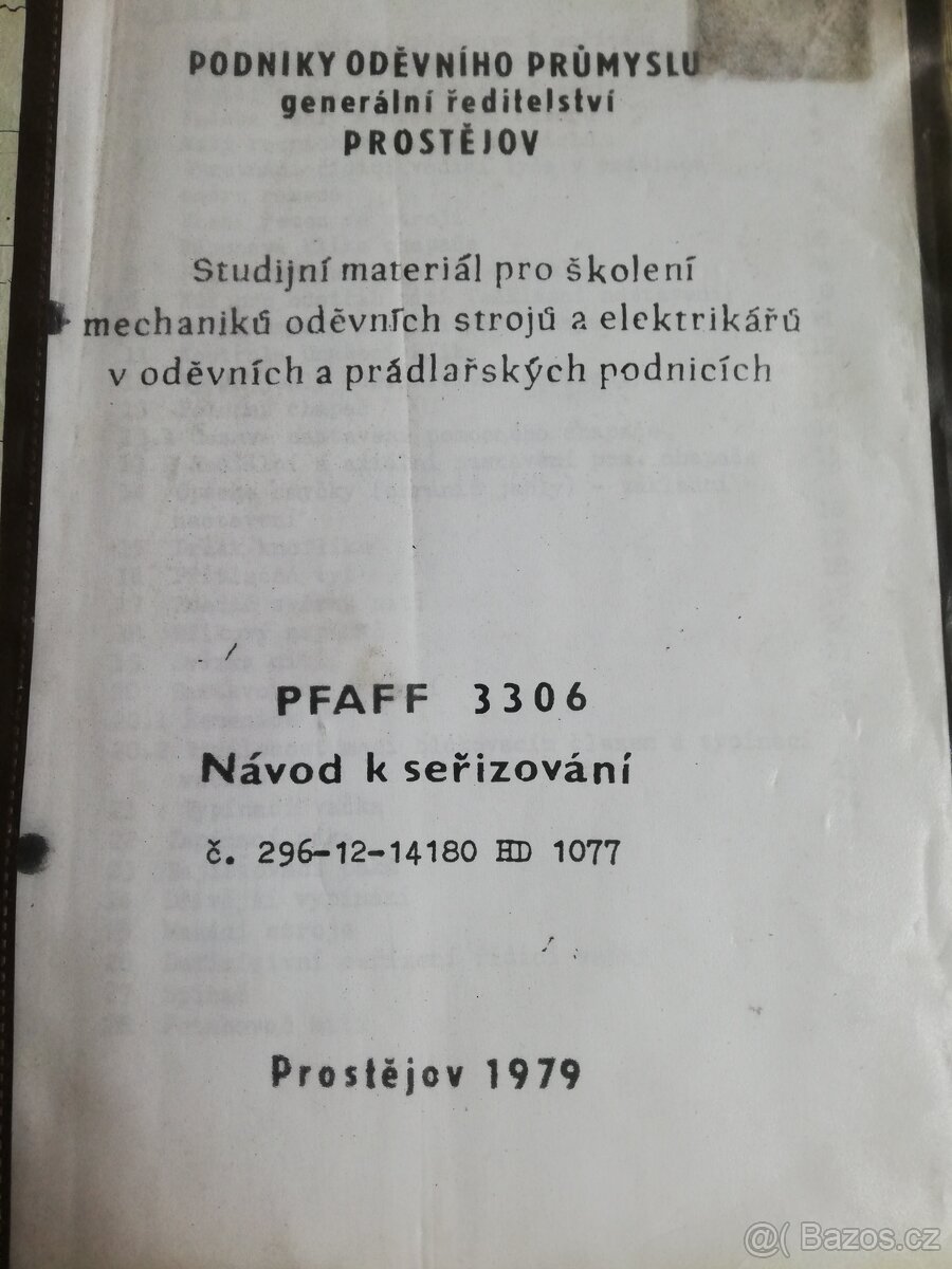 Knoflikovačka Pfaff - 2