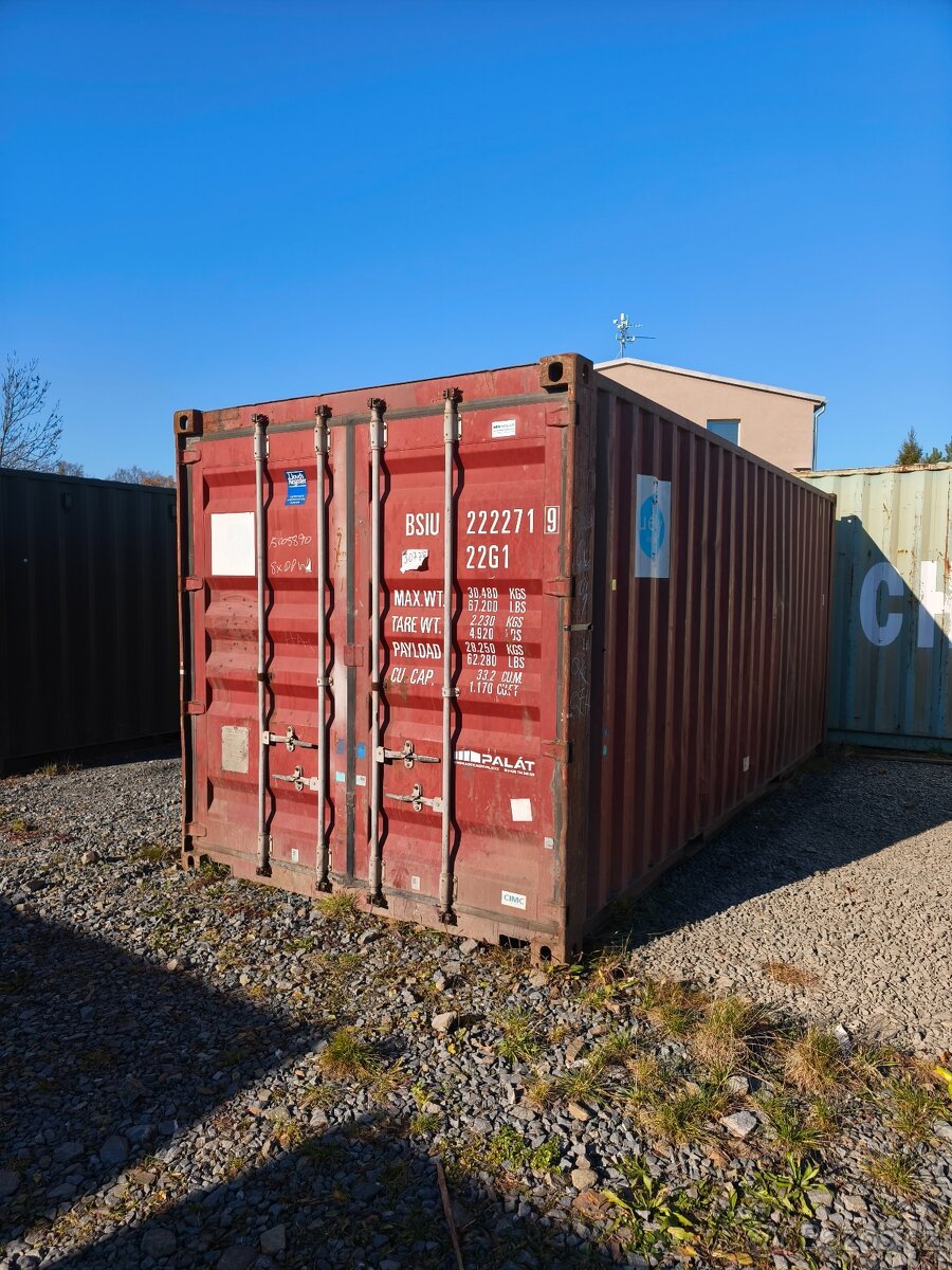 Skladový kontejner vel. 20´(6m) - u nás skladem, možný výběr - 2