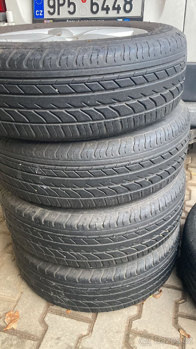 Alu kola 5x114,3 205/60 r16 letni Suzuki Swift, cena za 4ks - 2