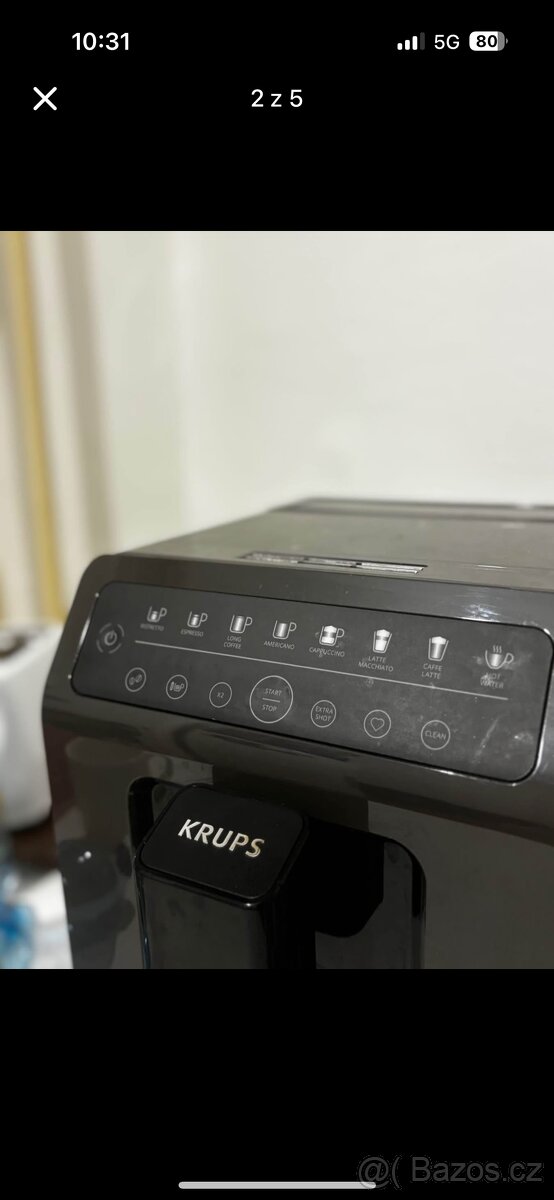 kávovar KRUPS Evidence EA89ZB10 - 2