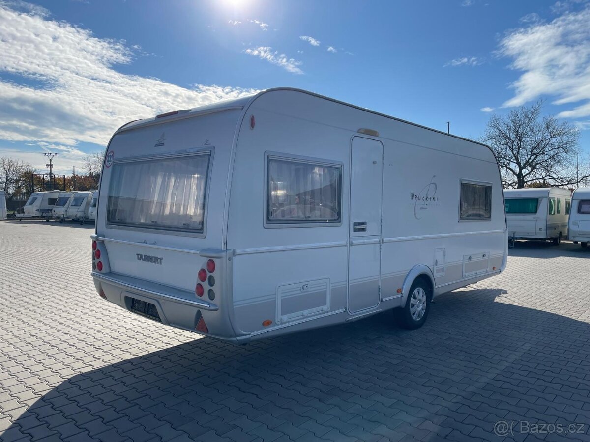 Tabbert Puccini 540, 4 os., EL.POJEZD, fr.psotel, bojler,12V - 2