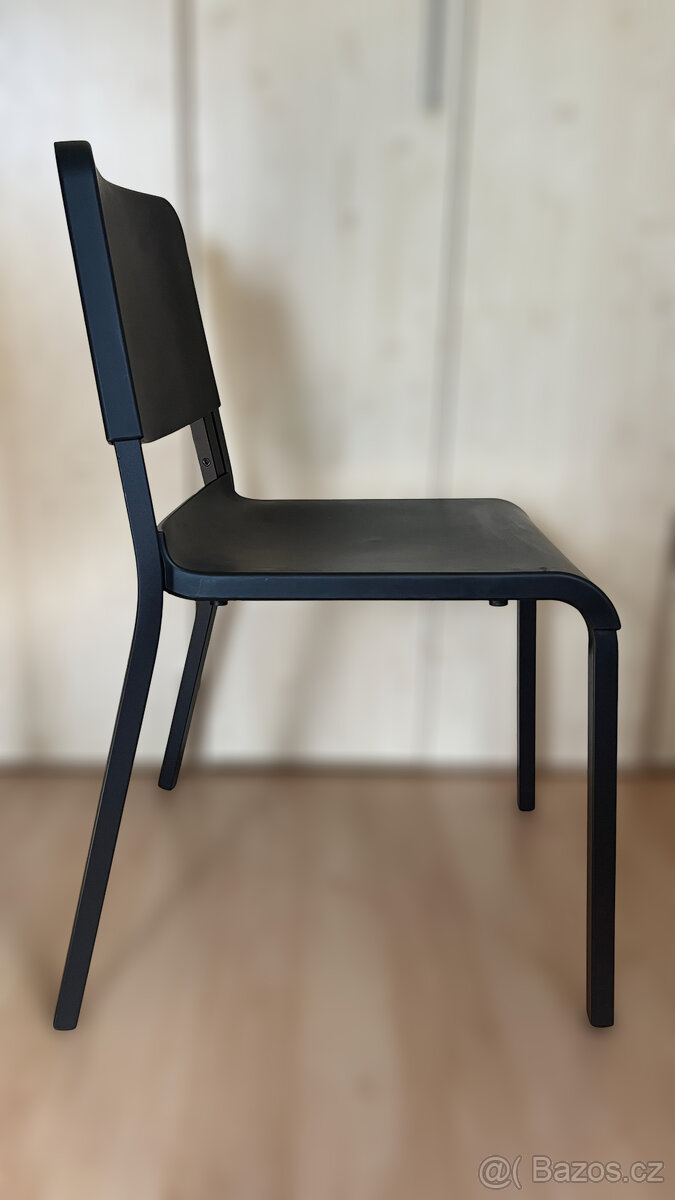 IKEA TEODORES - černé židle 2ks - 2