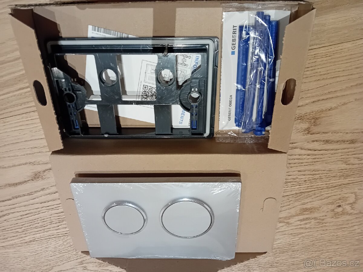 Tlačítko Geberit omega 20 chrom nové - 2