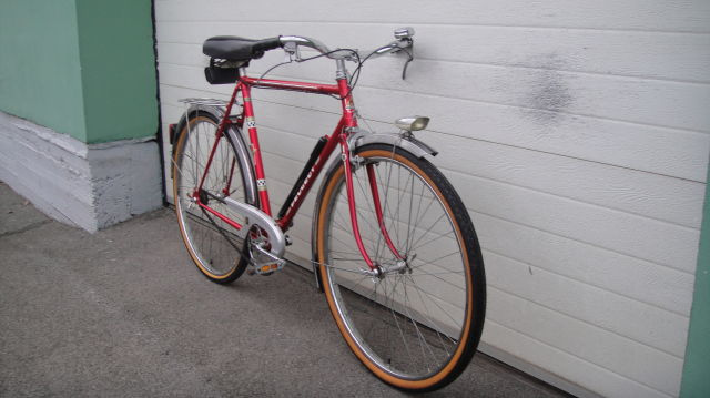 Peugeot, 1977, pánské kolo, červená barva - 2