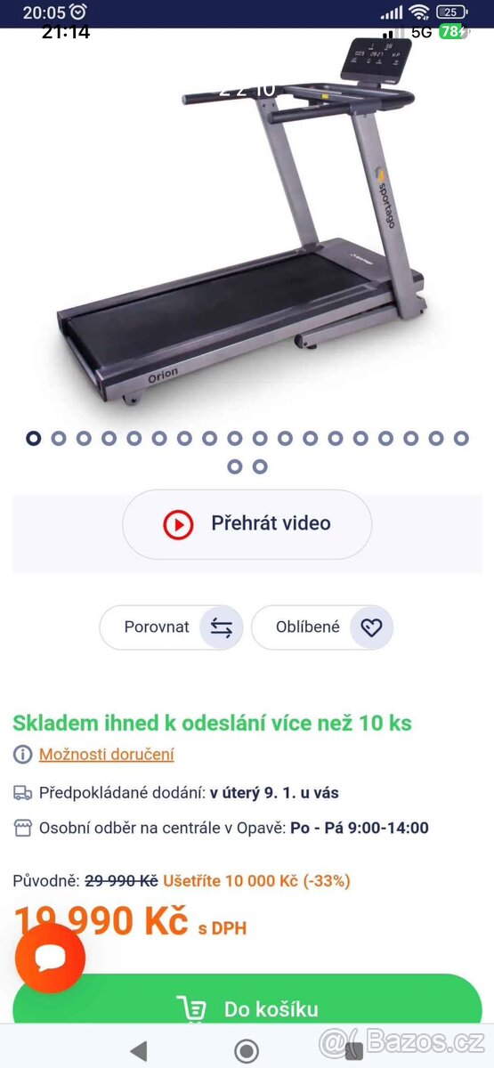 Běžecký pás Orion - 2