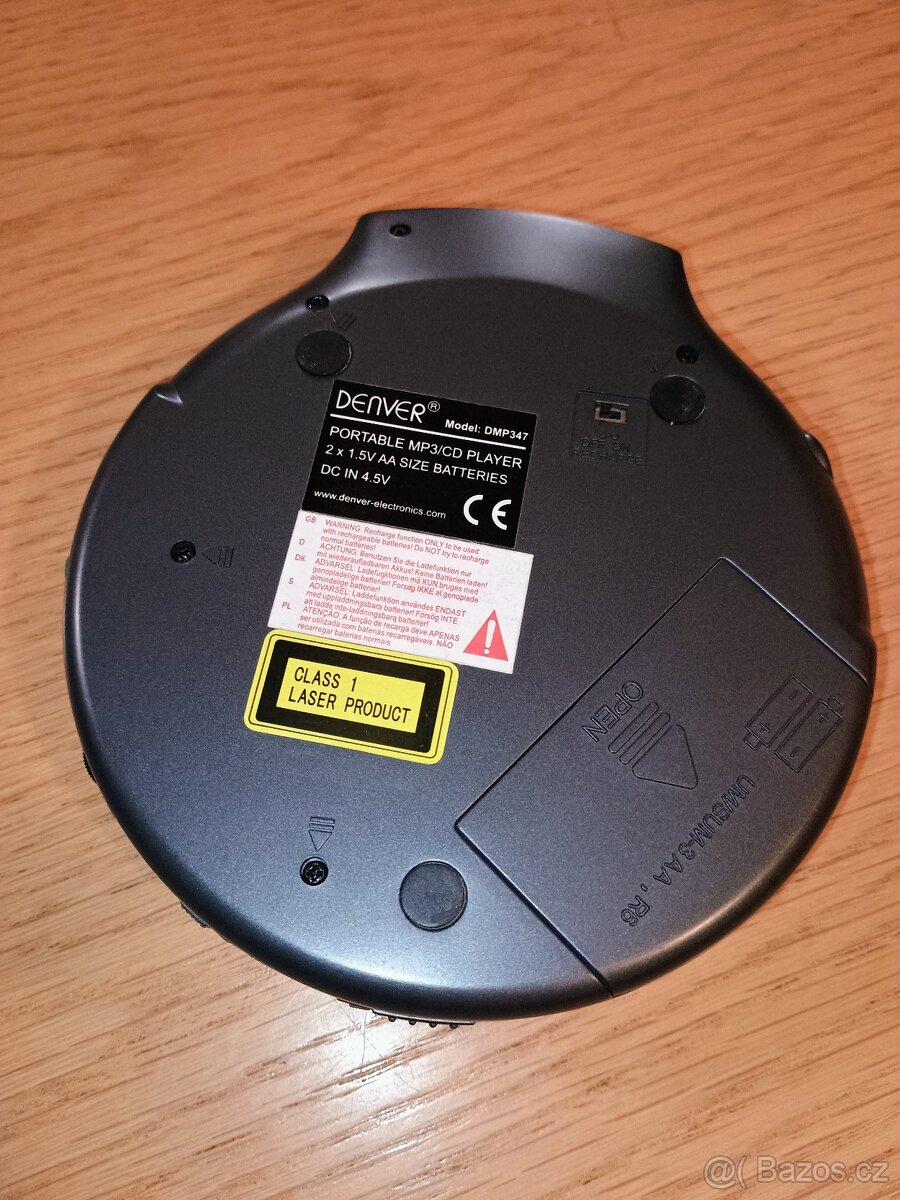 Discman MP3 přehrávač Denver DMP 347 - 2