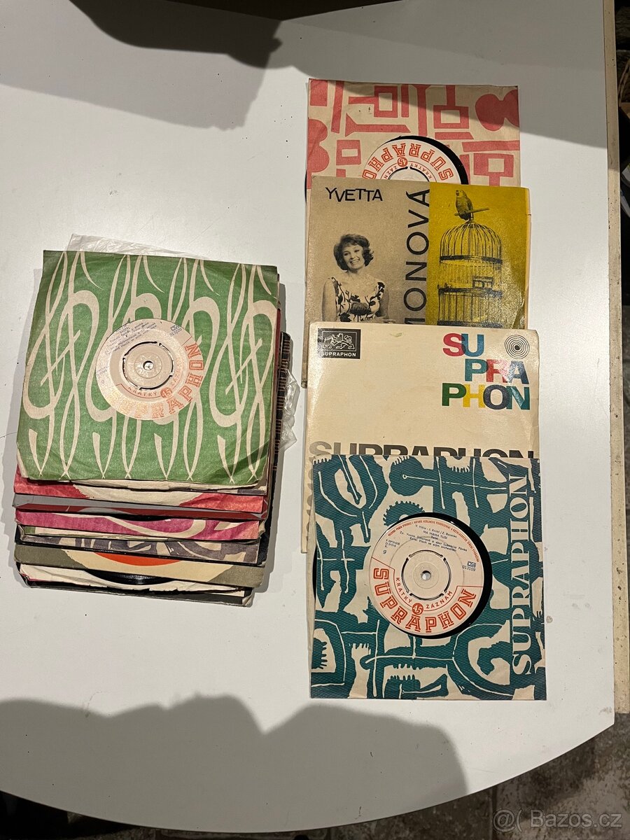 Šelakové gramofonové desky. - 2