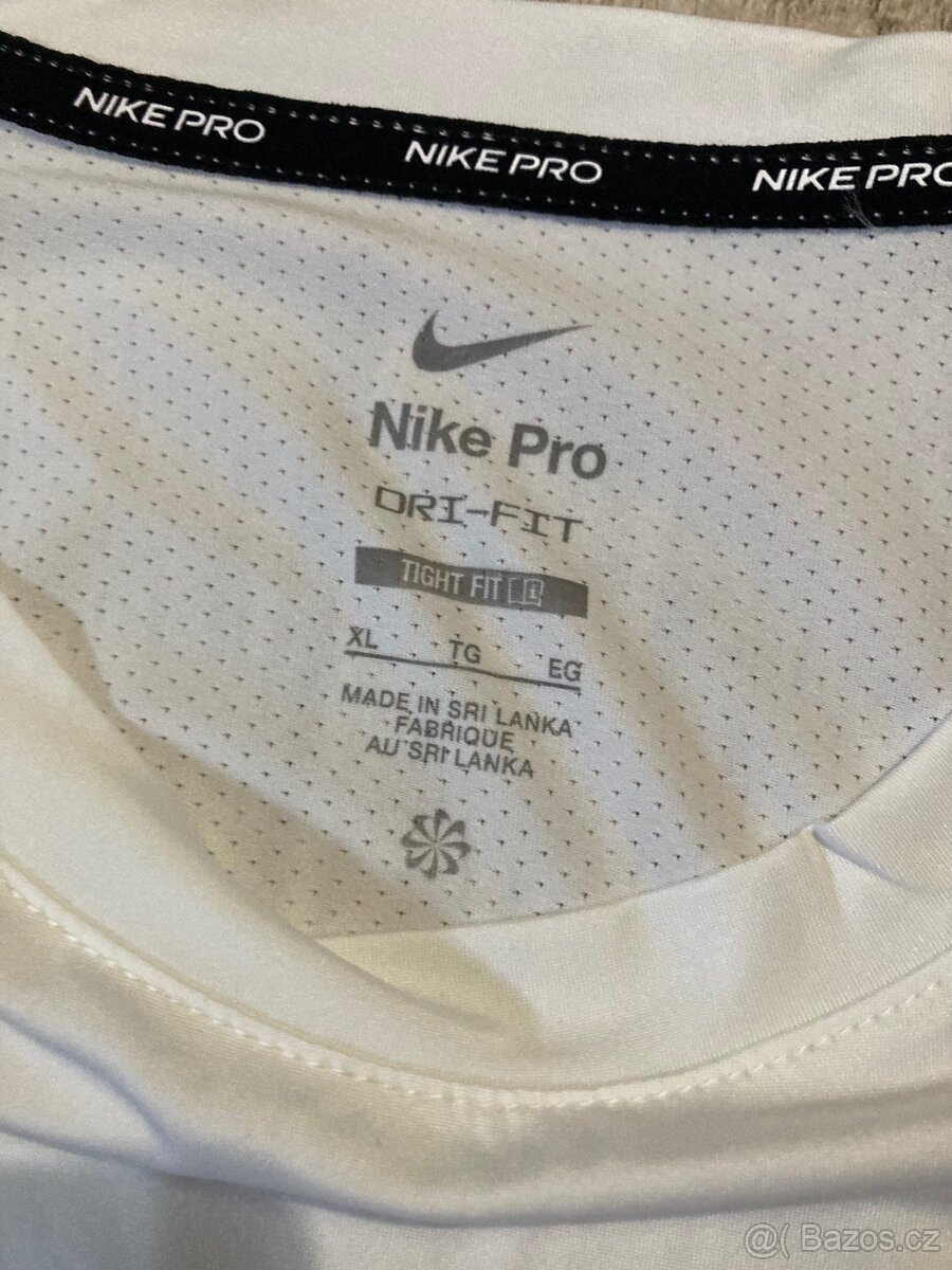 Termotriko Nike Pro Bílé XL - 2