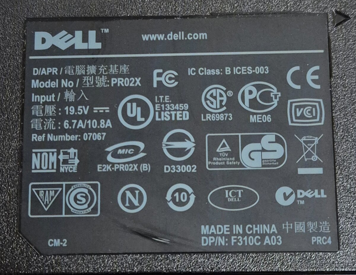 Notebook DELL E5470 vč. docku a 2 adaptérů (90, 130W) - 2