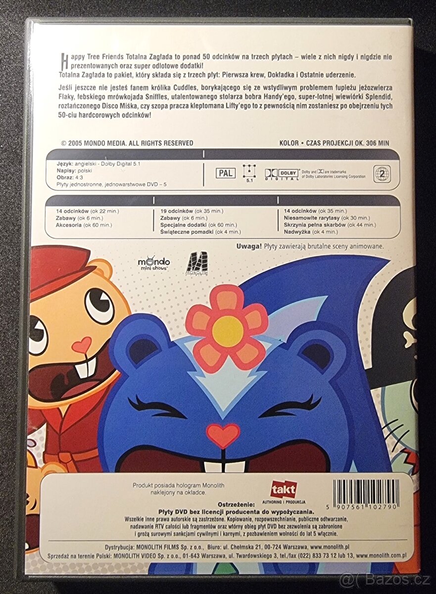 HAPPY TREE FRIENDS: OVERKILL - 3 DVD box set - 2