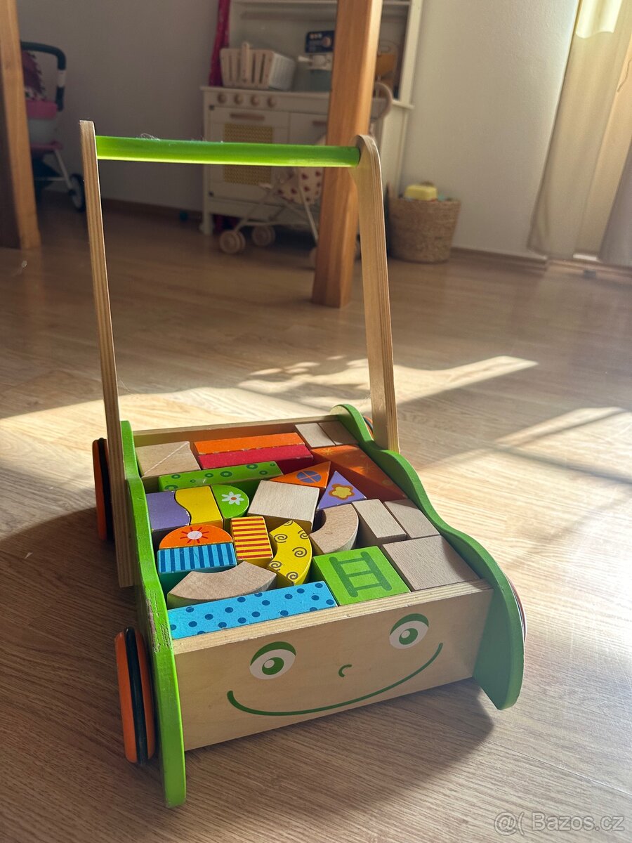 Vozík (chodítko) s kostkama - 2