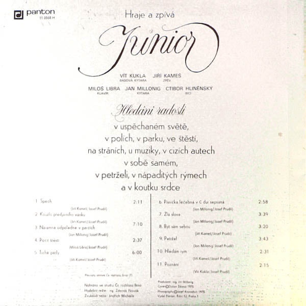 Junior – Hledání radosti ( LP ) - 2