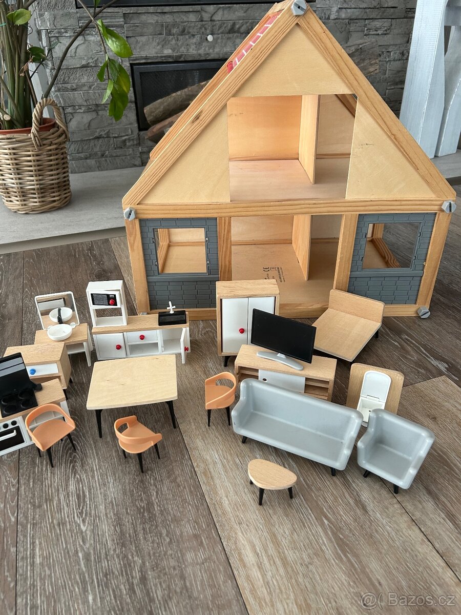 Dřevěné koleje a vláčky + domeček zdarma - 2