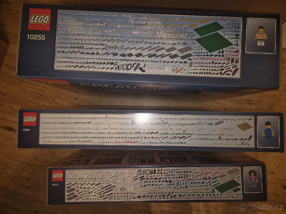 Lego modulární budovy, nové - 2
