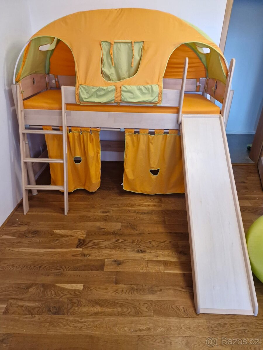 Dětská postel masiv bříza - 2
