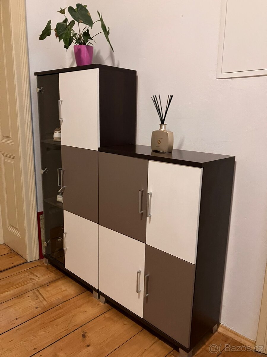 Sada 2 skříněk – moderní design, TOP stav - 2