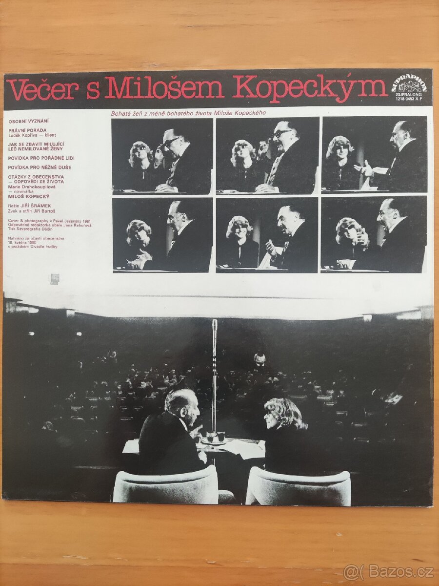 vinyl LP VEČER S Milošem Kopeckým - 2