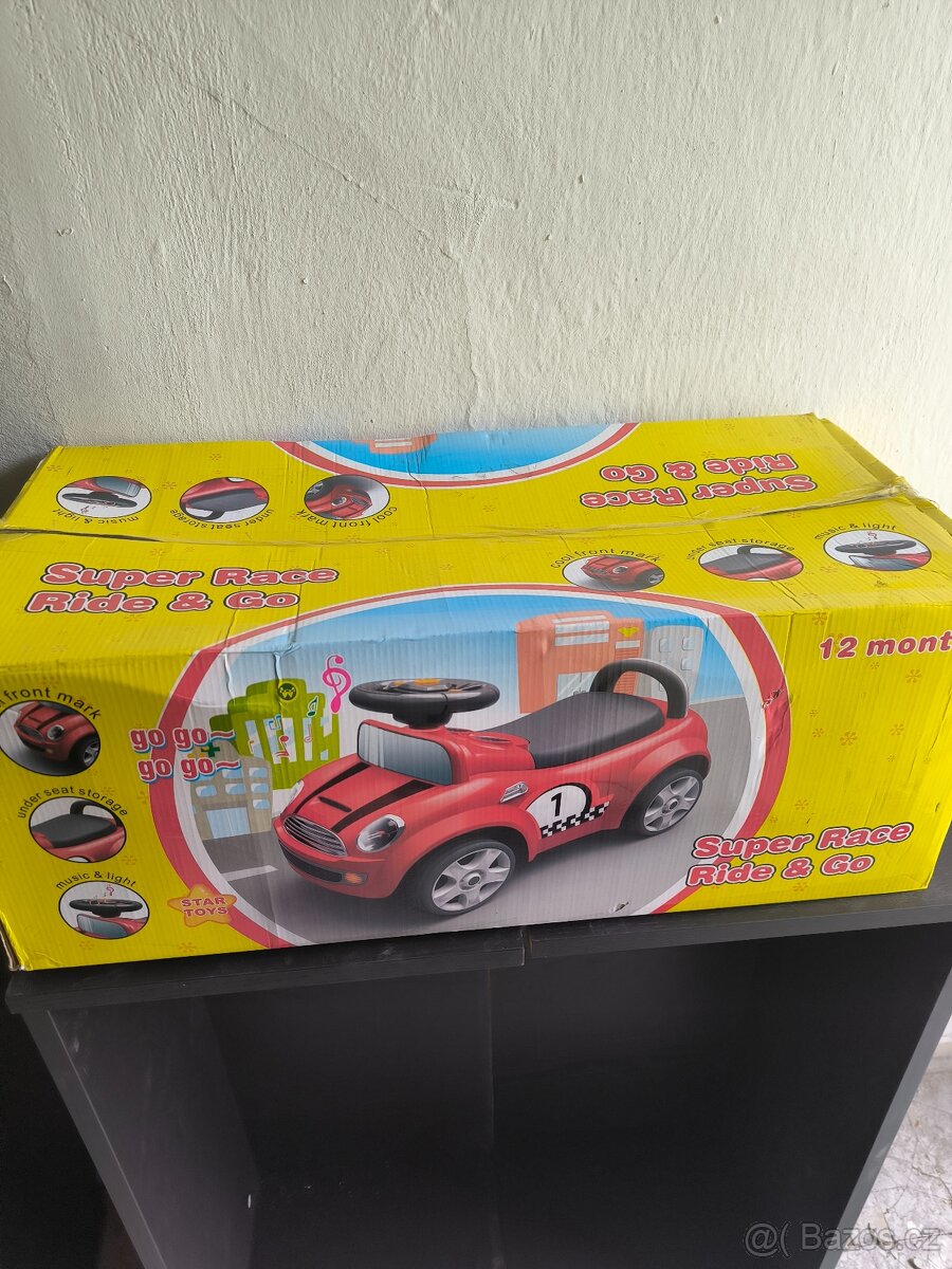 Dětské odrážedlo autíčko 65 cm - 2