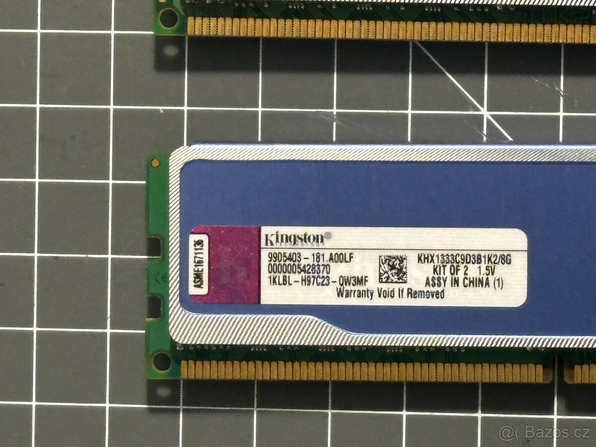 Kingston RAM DDR3 2x4GB - 2