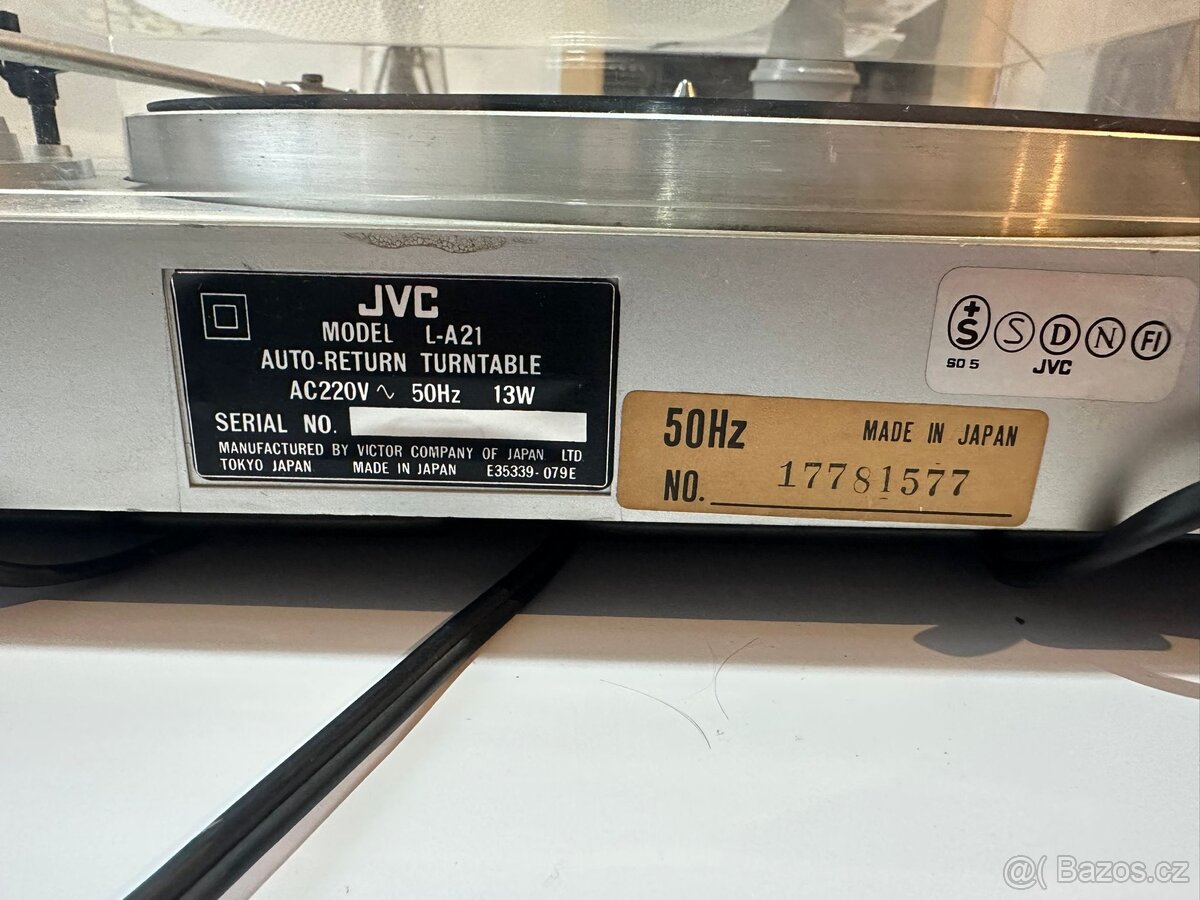 Gramofon – JVC L-A21 - 2