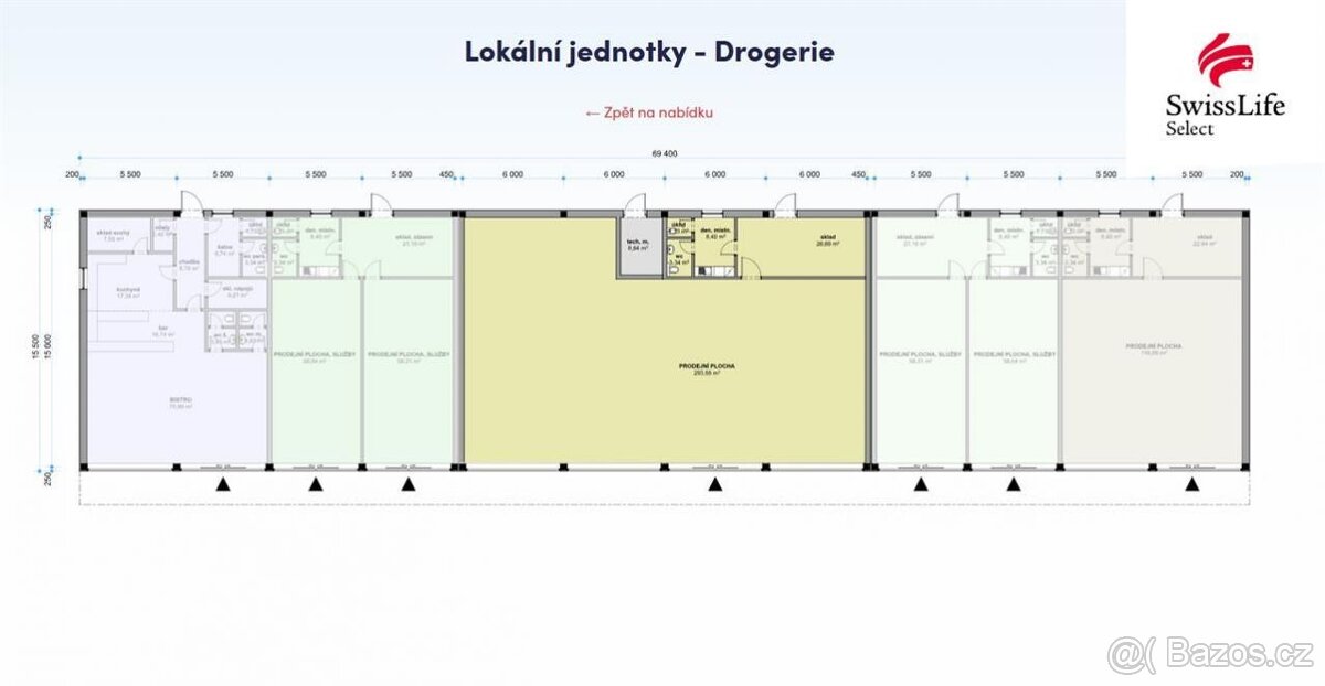 Prodej obchodního prostoru 342 m2, Polná - 2