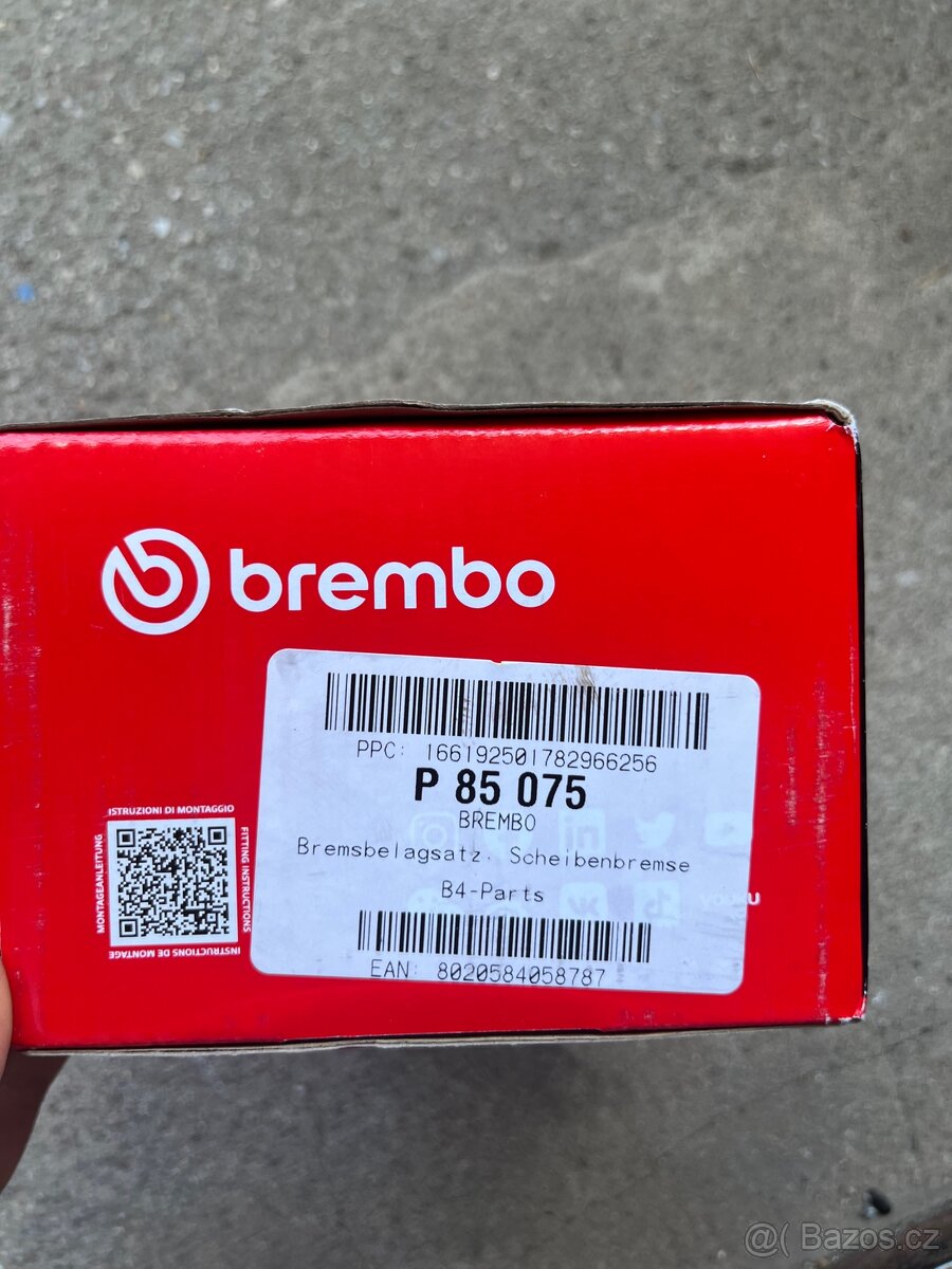 Brdzové destičky Brembo - 2