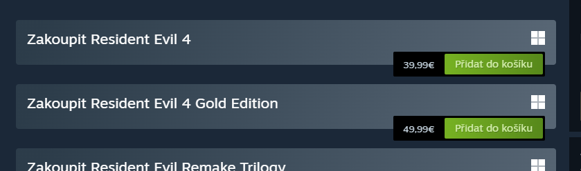 Prodám 1× PC klíč na Resident Evil 4 Remake (Steam) - 2