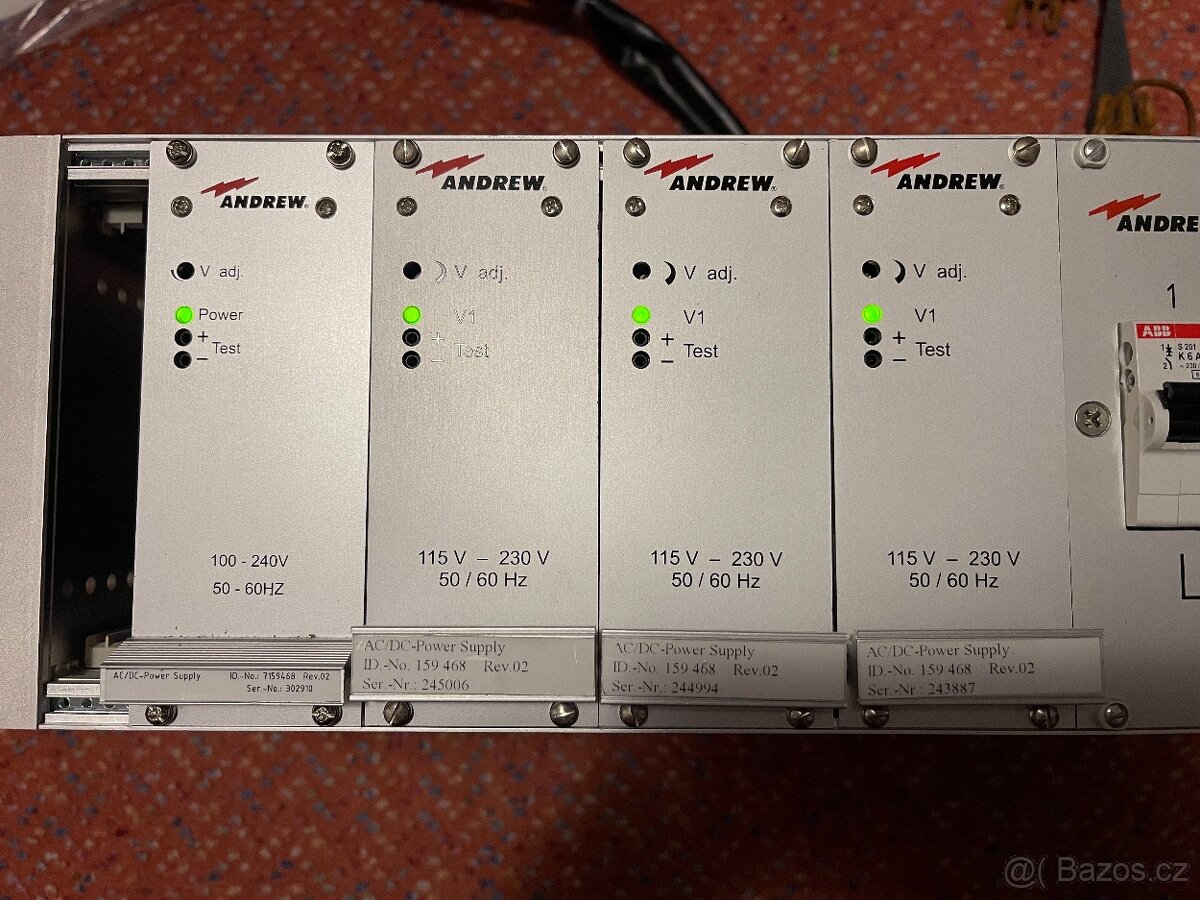 Profesionální napájecí systém Andrew/CommScope 4 PSU AC 3HU - 2