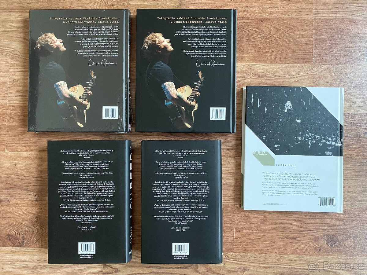 Nové knihy Ed Sheeran, Adele, Lou Reed - 2