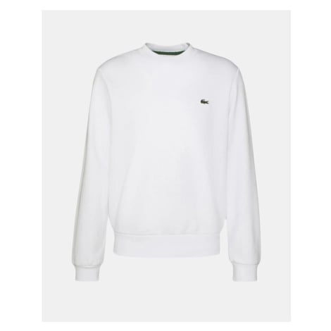 LACOSTE PÁNSKÁ STYLOVÁ BAVLNĚNÁ WHITE MIKINA XL - 2