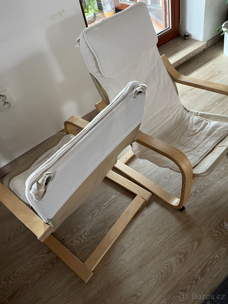 Dětské křeslo IKEA, bříza dýha - 2