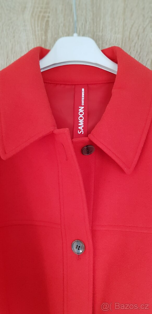 Dámský flaušový košilový kabát - SAMOON - vel.48. - 2
